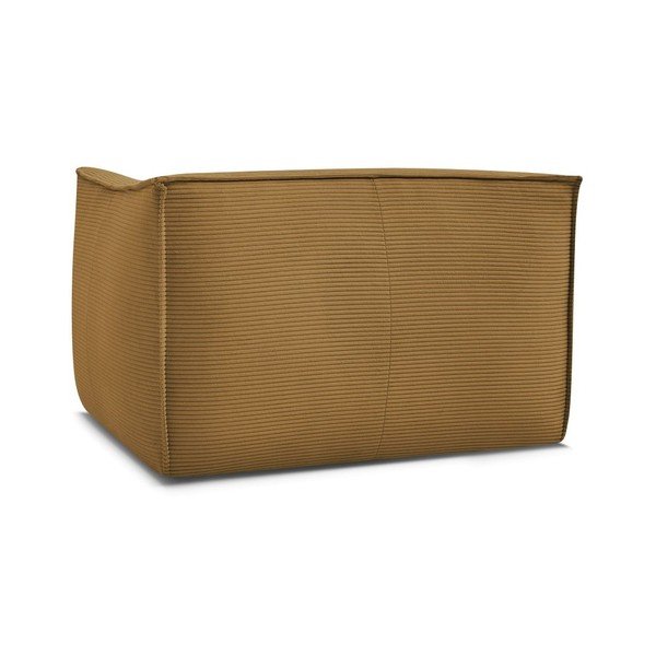 Menčestrové kreslo v horčicovej farbe Giorgia – Bobochic Paris-image-3