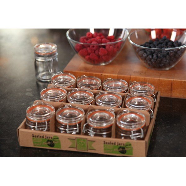 Zaváracie poháre v súprave 12 ks 90 ml – Esschert Design-image-1