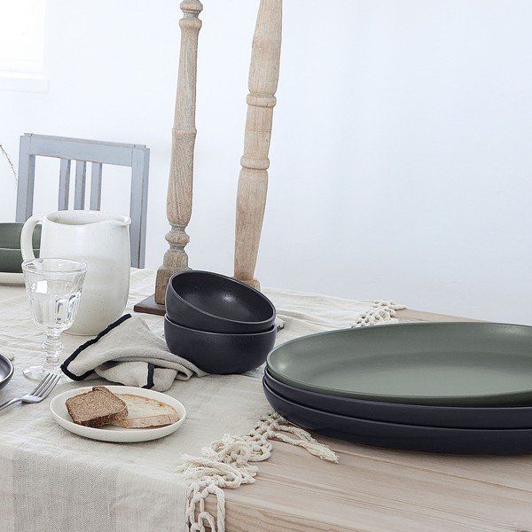Svetlozelený servírovací tanier z kameniny 32x20.5 cm Pacifica – Casafina-image-2