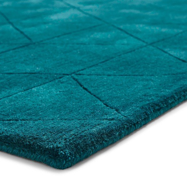 Smaragdovozelený vlnený koberec Think Rugs Kasbah, 120 x 170 cm-image-4
