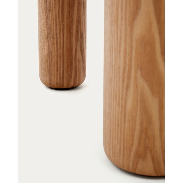 Okrúhly jedálenský stôl v dekore jaseňa ø 120 cm Mailen – Kave Home-image-1