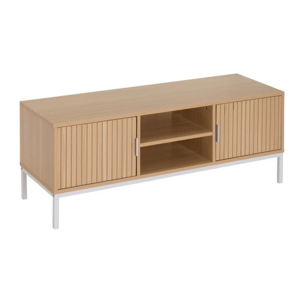 TV stolík v dekore duba v prírodnej farbe 120x45x40 cm Mid-Lines – Casa Selección