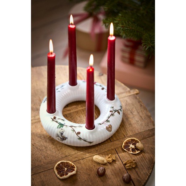 Porcelánový adventný svietnik s vianočným motívom Hammershøi Christmas – Kähler Design-image-3