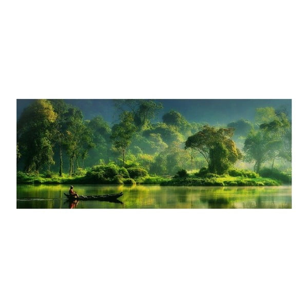 Sklenený obraz DecoMalta River, 125 x 50 cm
