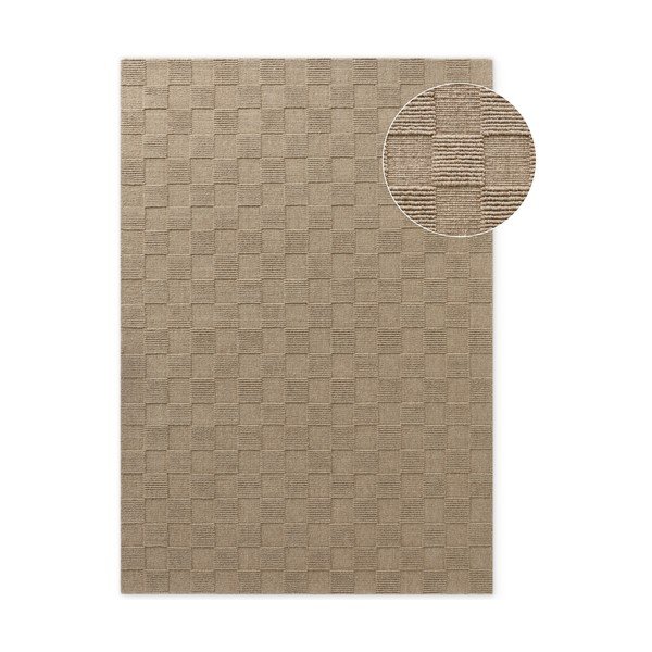 Hnedý ručne tkaný vlnený koberec 120x170 cm Scala – Villeroy&Boch