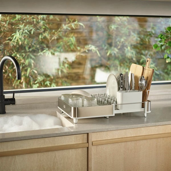 Kovový odkvapkávač v striebornej farbe Extend – Joseph Joseph-image-1