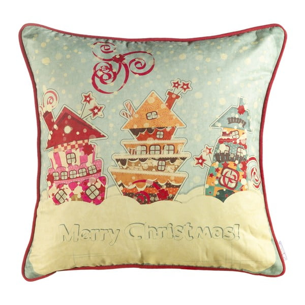 Vianočná obliečka na vankúš Mike & Co. NEW YORK Comfort Merry, 43 × 43 cm