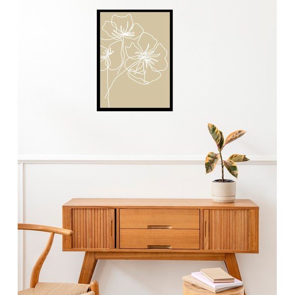 Plagát 29x41 cm White Poppy – Veronika Boulová-image-1