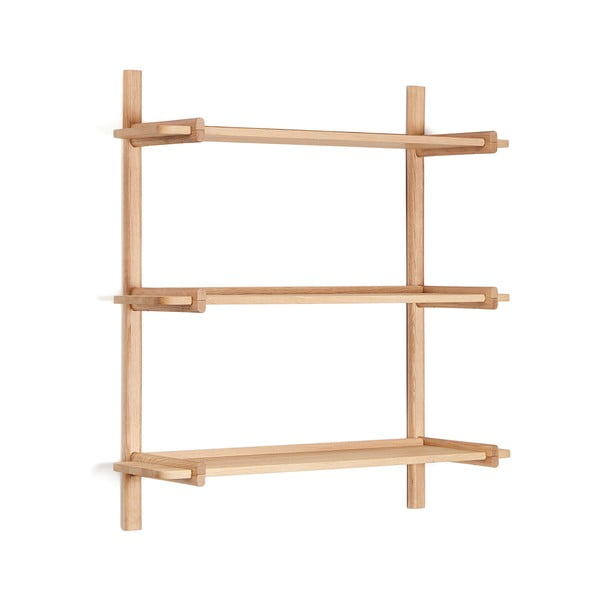 Modulárny policový systém z dubového dreva v prírodnej farbe 90x98 cm Sitra – Kave Home
