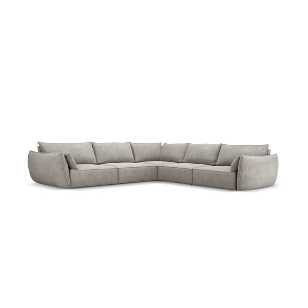 Svetlosivá rohová pohovka (variabilná) Vanda - Mazzini Sofas-image-2