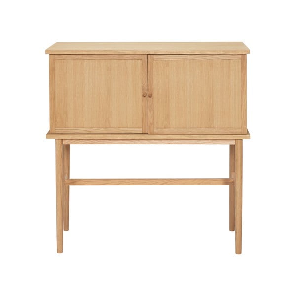 Skrinka v dekore duba v prírodnej farbe 90x90 cm Dash – Hübsch