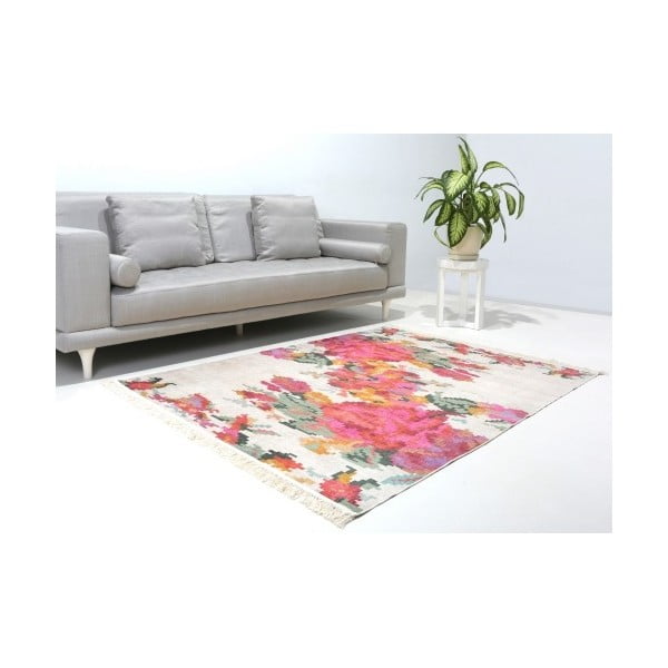 Ružový koberec s farebnym vzorom Homemania Moretti, 160 x 230 cm