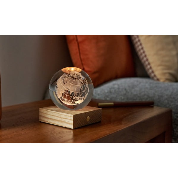 Tmavohnedá svetelná dekorácia na USB Amber – Gingko-image-4