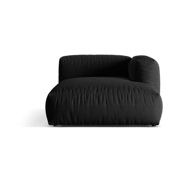 Čierny modul pohovky (pravý roh) Martina – Micadoni Home