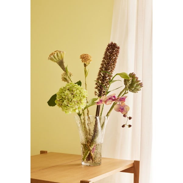 Sklenená váza (výška 30 cm) Ruffle – Hübsch-image-1