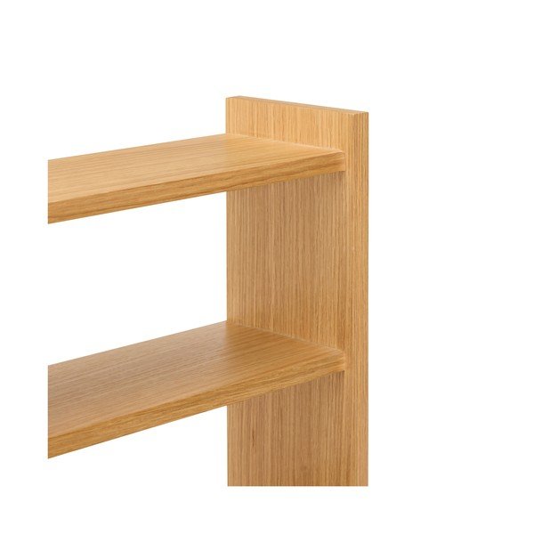 Poschodová polica v dekore duba v prírodnej farbe 85 cm Kant – Hübsch-image-4