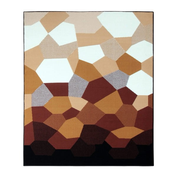 Koberec Hanse Home Prime Pile Abstract Caramel, 120 x 170 cm