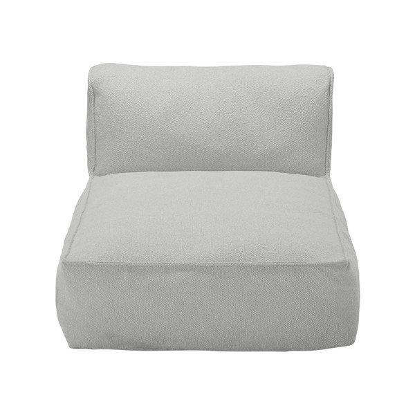 Svetlosivý modul záhradnej pohovky z textílie buklé (stredový diel) Grow – Blomus