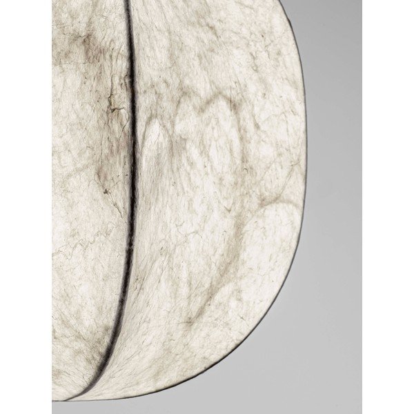 Biele kovové závesné svietidlo s textilným tienidlom ø 42 cm Pierida – Nova Luce-image-2