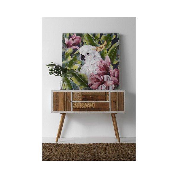 Nástenný obraz na plátne Geese Modern Style Cockatoo Cubico, 100 × 100 cm-image-1