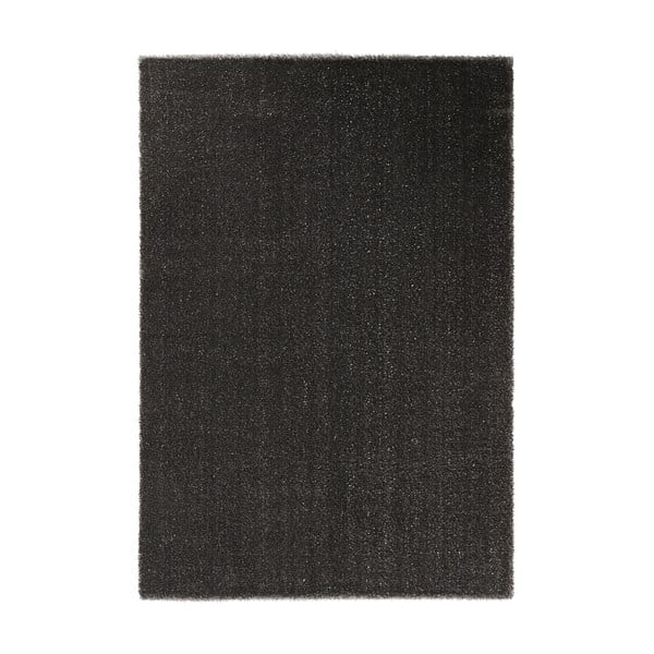 Antracitovosivý koberec Mint Rugs Glam, 80 × 150 cm
