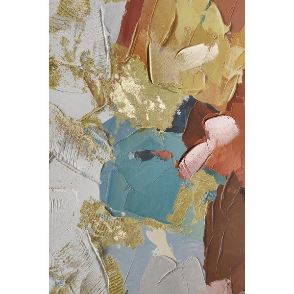 Tlačený/s ručne maľovanými prvkami obraz na plátne 80x80 cm Crown – Bizzotto-image-1