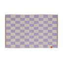 Svetložlto-fialová kúpeľňová predložka z bio bavlny 50x80 cm Retro – Mette Ditmer Denmark