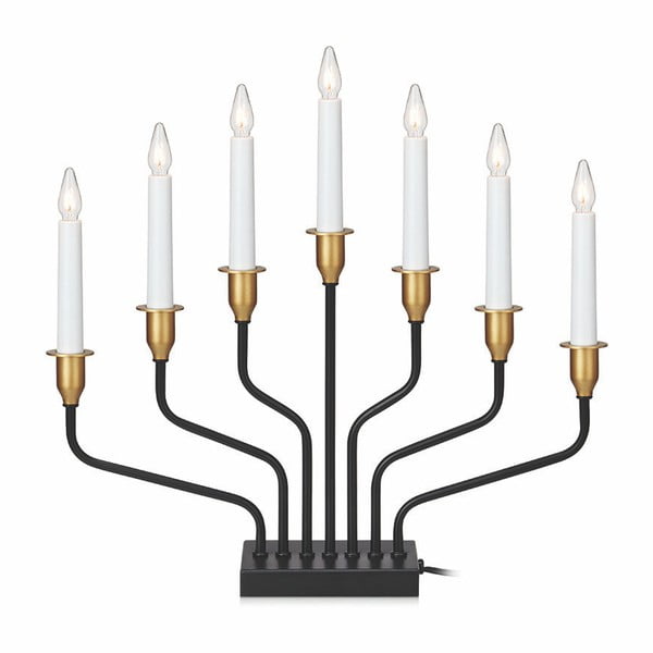 Čierna vianočná svetelná dekorácia Brosa – Markslöjd