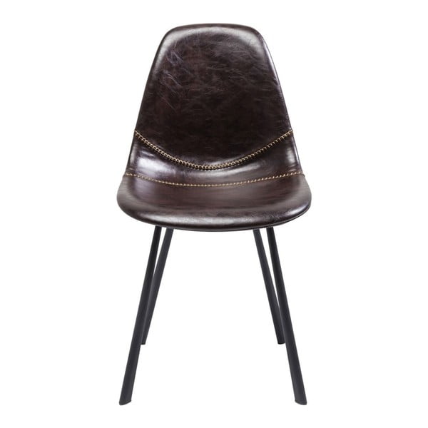 Hnedá stolička Kare Design Lounge