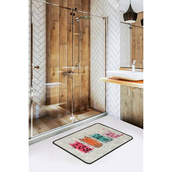 Kúpeľňová predložka 60x40 cm Baby Cats - Foutastic-image-1