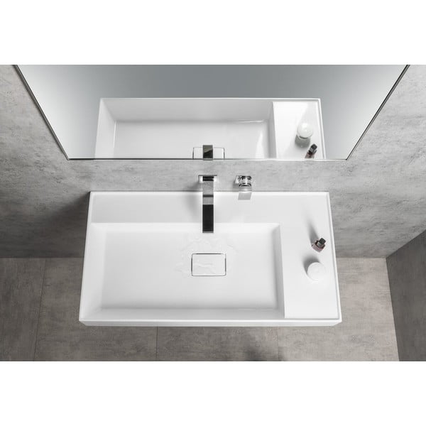 Podomietková umývadlová batéria v lesklej striebornej farbe (1 výstup) Latus – Sapho-image-2