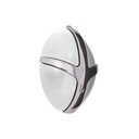 Biely/v lesklej striebornej farbe nástenný plastový háčik Tick – Spinder Design