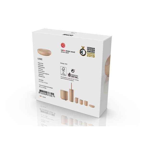 Béžová porcelánová nádobka na mydlo Ume – Zone-image-4