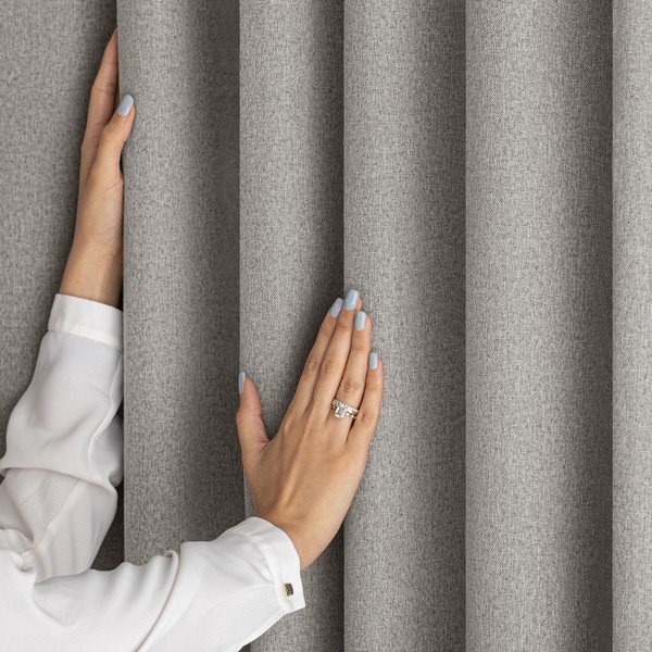 Taupe zatemňovací záves 140x250 cm Corita – Restilo-image-3