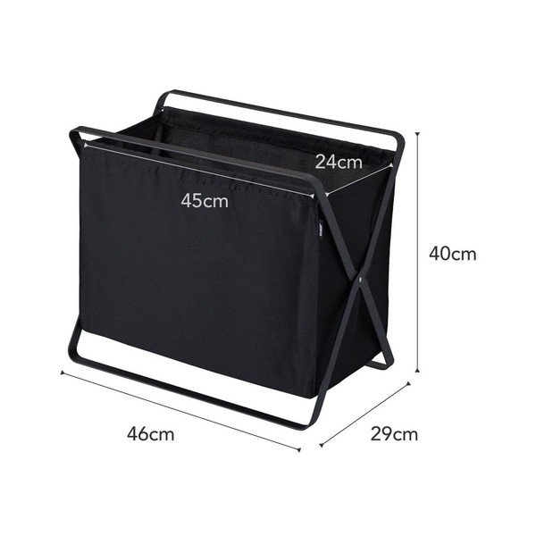 Čierny úložný kôš YAMAZAKI Storage-image-4