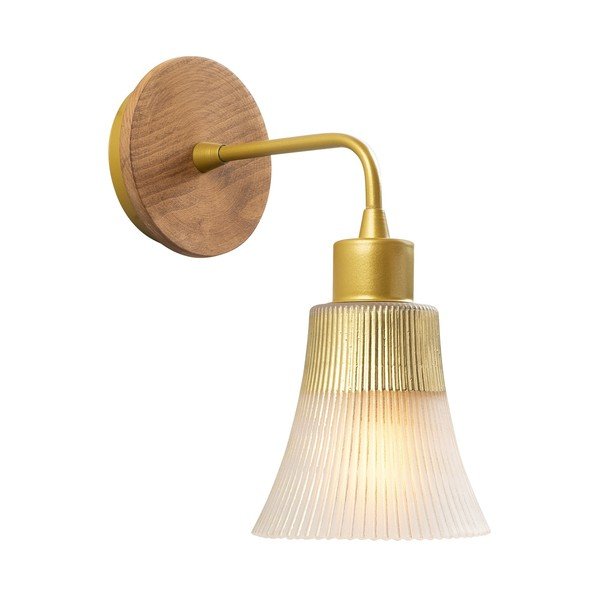 Nástenné svietidlo v zlatej farbe Foca – Opviq lights-image-1
