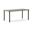 Oceľový záhradný jedálenský stôl 90x180 cm Brai – Kave Home