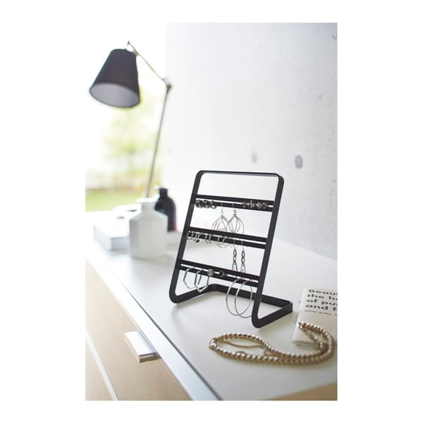 Čierny stojan na náušnice YAMAZAKI Tower-image-1