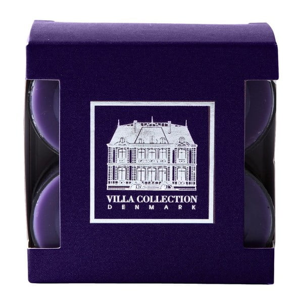 Sada 8 čajových sviečok s vôňou levandule a limetky Villa Collection