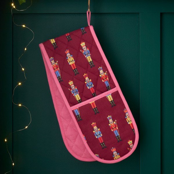 Bavlnená chňapka s vianočným motívom Christmas Nutcracker – Catherine Lansfield-image-1