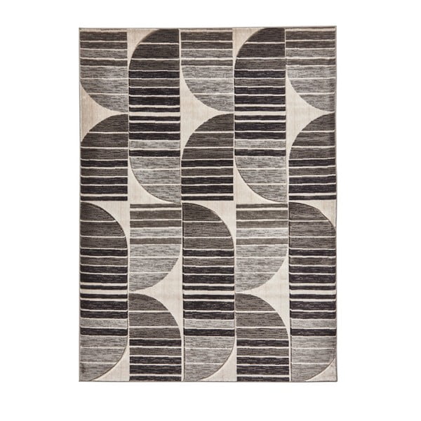 Sivý vzorovaný koberec Think Rugs Pembroke, 80 × 150 cm