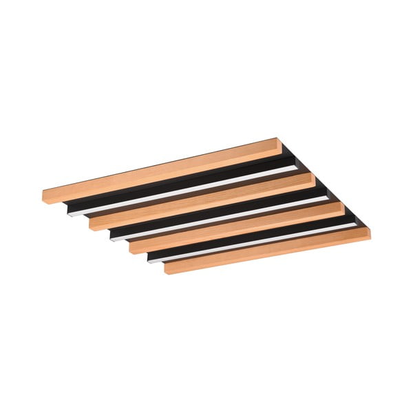 LED stmievateľné stropné svietidlo v čierno-prírodnej farbe 6x46 cm Fontana – Trio