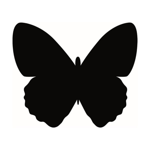 Set popisovacej tabule a kriedovej fixky Securit® Silhouette Butterfly, 36 × 30 cm