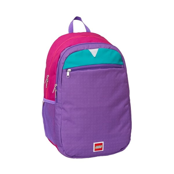 Ružovo-fialový detský batoh LEGO® Extended