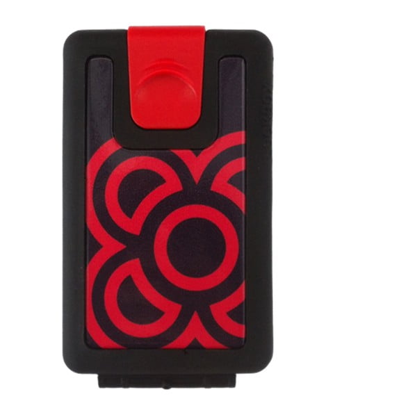 Čierno-červená peňaženka Lockbox Casual Bloom
