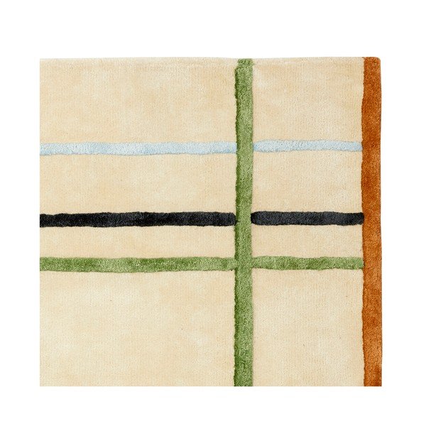 Béžový koberec s prímesou bavlny Hübsch Ester, 120 x 180 cm-image-2