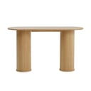 Konzolový stolík v prírodnej farbe 40x130 cm Nola – Unique Furniture