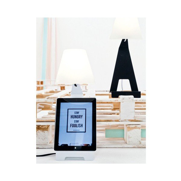 Čierna stolová lampa Tablet-image-2
