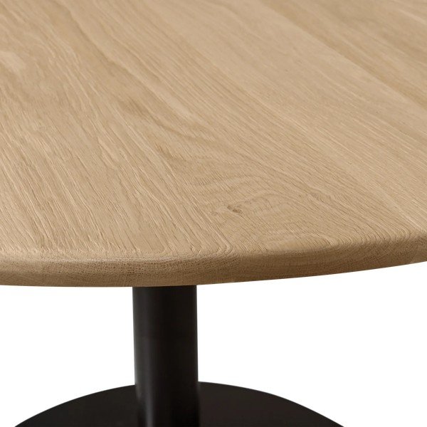 Okrúhly jedálenský stôl s doskou z dubového dreva ø 120 cm Tablo – WOOOD-image-2