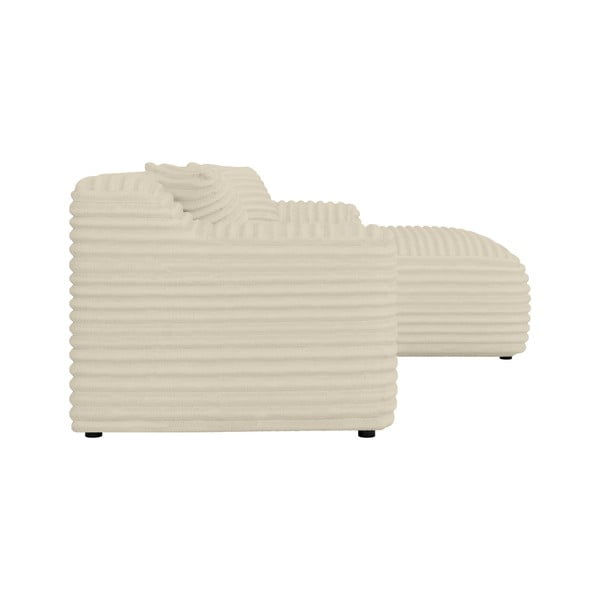 Béžová menčestrová rohová pohovka (pravý roh/s leňoškou) Martin – Ropez-image-3